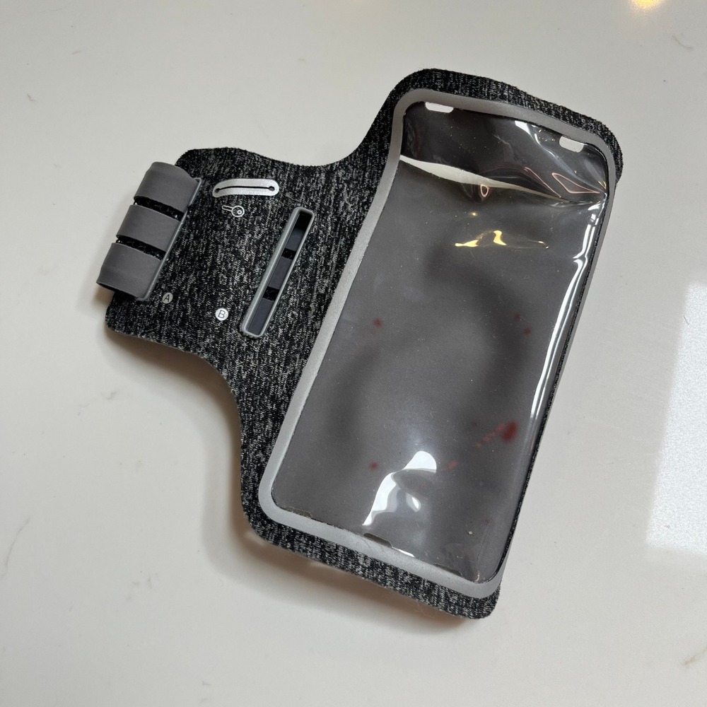 StayFit+ Universal Sports Armband Phone Holder Heather‎ Gray Adjustable Running